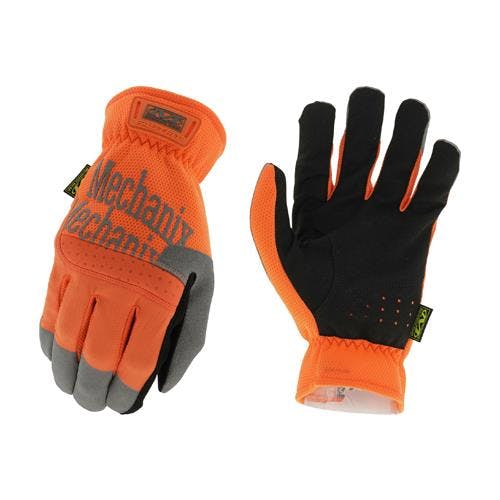 メカニクスグローブ(合成革/蛍光オレンジ) [XL] EA353BX-224A 4518340446182【別送品】