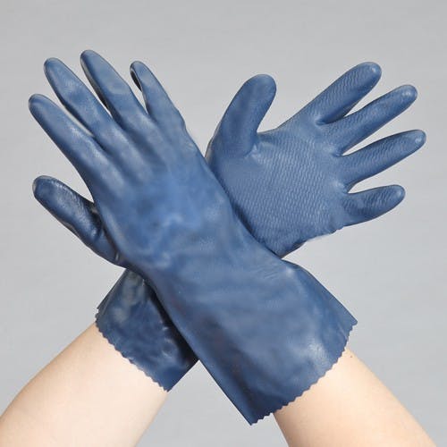 手袋・耐油・耐薬品(ニトリルゴム) [M] EA354GE-96 4518340402362【別送品】