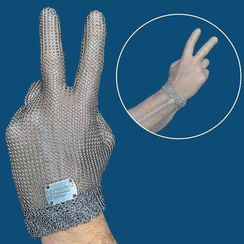 手袋(5本指/ステンレス製/左右兼用) [S/235mm] EA354SE-21A 4550061124277【別送品】