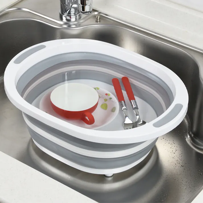 洗桶(折り畳み式) 400x315x150mm EA508SV-11A 4550061910719【別送品】