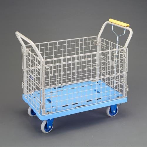 東正車輌(TOSEI) 運搬車(静音/メッシュ/ブレーキ) 900x600mm/300kg EA520BY-43B 4518340385962【別送品】