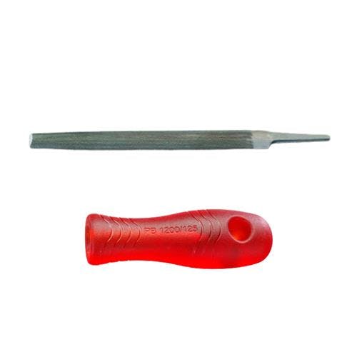 鉄工やすり(半丸/粗目) 200mm EA521VP-201CT 4518340441354【別送品】