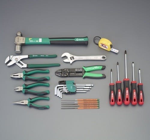 SATA 機械修理用工具セット [27個組] EA53-1 4518340398160【別送品】