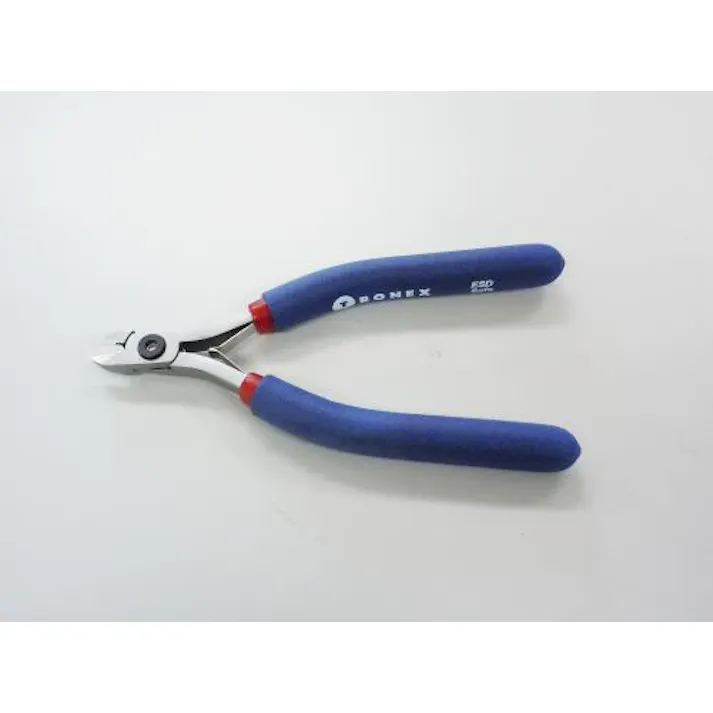 140mm 精密用ニッパー(フラッシュ/ESD) EA535TE-2A 4518340296015 (CDC)【別送品】