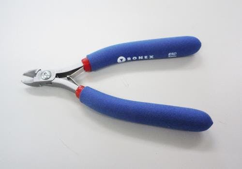 精密用ニッパー(セミフラッシュ/ESD) 140mm EA535TF-1A 4518340296022【別送品】