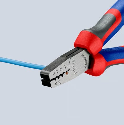 KNIPEX(クニペックス) 圧着ペンチ(フェルール端子用) 0.25-2.5平方