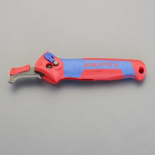 KNIPEX(クニペックス) 電工ストリッピングナイフ(ラチェット式) 146mm