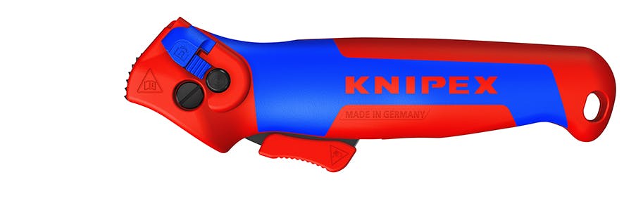 KNIPEX(クニペックス) 電工ストリッピングナイフ(ラチェット式) 146mm