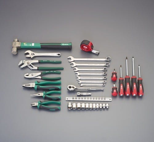 SATA 設備メンテナンス用工具セット [36個組] EA612SF-11F 4518340400511【別送品】