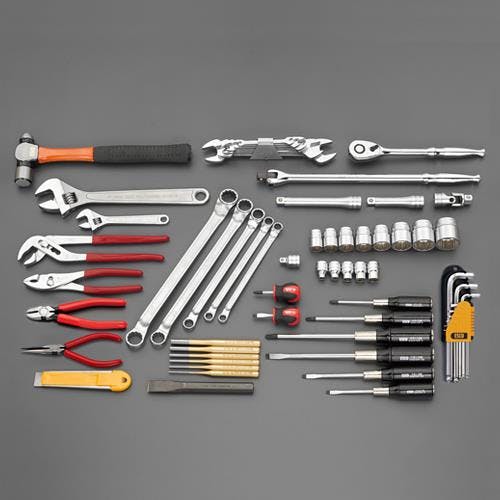 フォークリフト整備用工具セット [62個組] EA612SF-2B 4550061261460【別送品】