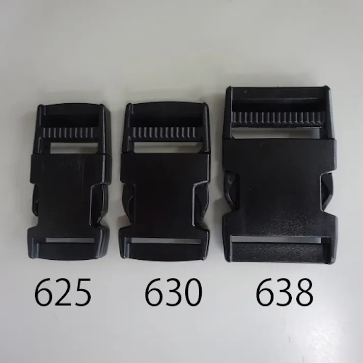 バックル(サイドリリース/プラスチック製/5組) 25mm EA628RA-625 4518340389021【別送品】