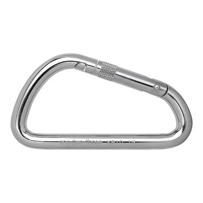 94×40×10mm カラビナ(スチール製) EA638JW-21 4518340386136 (CDC)【別送品】