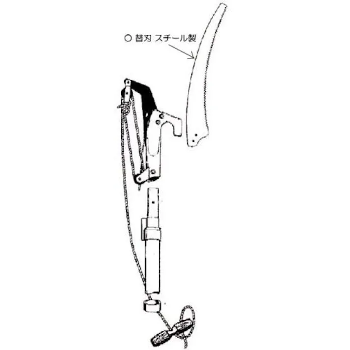 高枝切 替刃・鋸(EA650AX-1用) 305mm EA650AX-1BA 4550061414224【別送品】