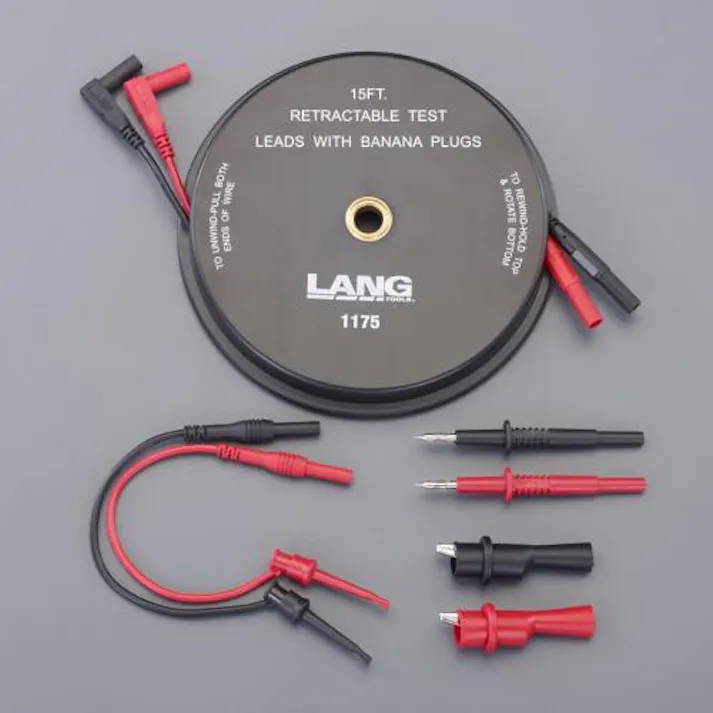 テストリードキット(巻取り式) 4.5m EA707CJ-21 4518340386785【別送品】
