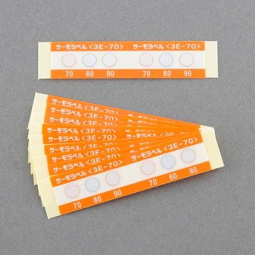 80， 90，100℃ 示温材(サーモラベル/20枚) EA722ZC-80 4550061726167 (CDC)【別送品】
