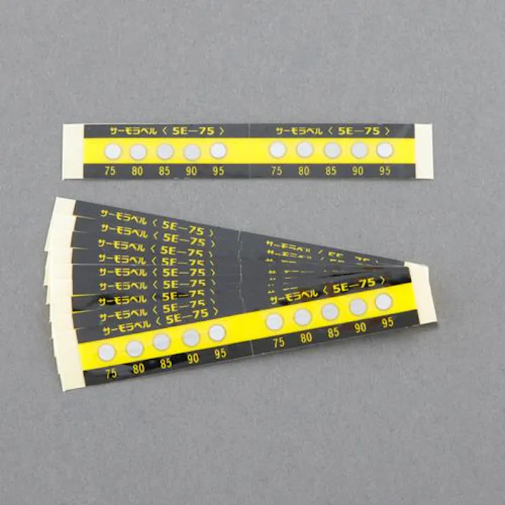 75, 80, 85, 90, 95℃示温材(サーモラベル/20枚 EA722ZD-75 4550061723326 (CDC)【別送品】