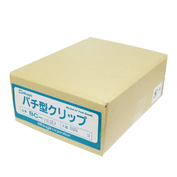 ペーパークリップ(バチ型/100個) 15mm EA762FB-131 4518340370883【別送品】