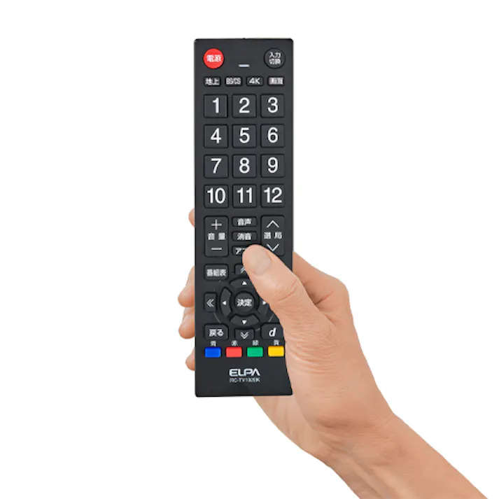 朝日電器(ELPA) TVリモコン 50x20x180mm EA763AA-210B 4518340007352【別送品】
