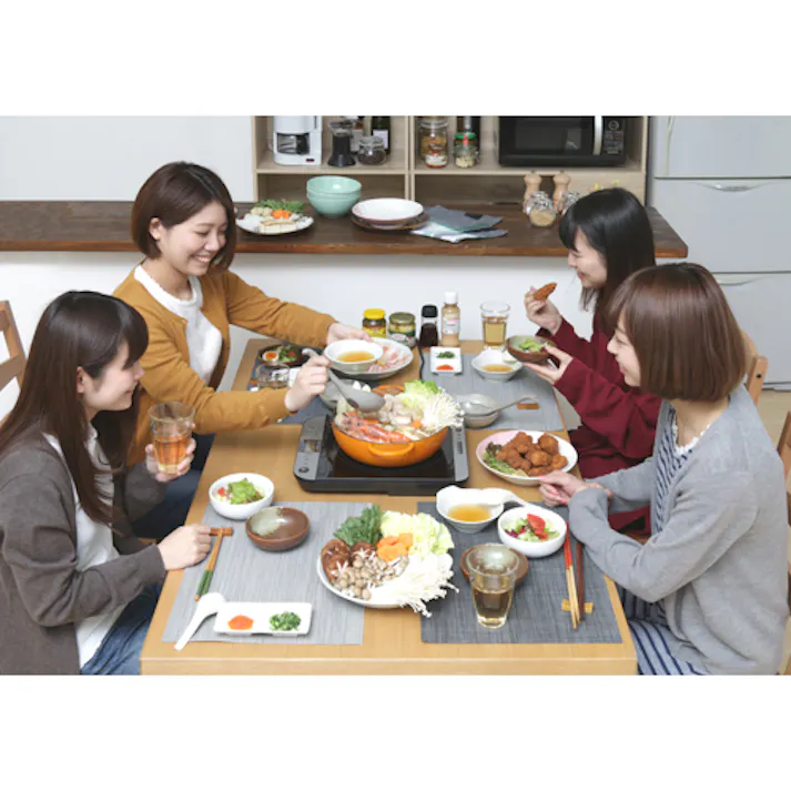 アイリスオーヤマ(IRIS OHYAMA) IH調理器 290x360x45mm AC100V/1400W EA763AK-42 4550061412961【別送品】