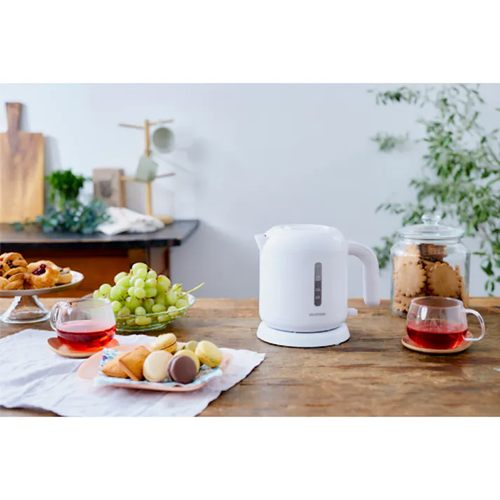 アイリスオーヤマ(IRIS OHYAMA) 電気ケトル AC100V/1200W/0.8L EA763AP-62 4550061412985【別送品】