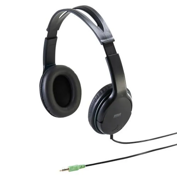 1.8m ステレオヘッドホン(40mm口径スピーカー) EA763BC-69 4518340142367 (CDC)【別送品】