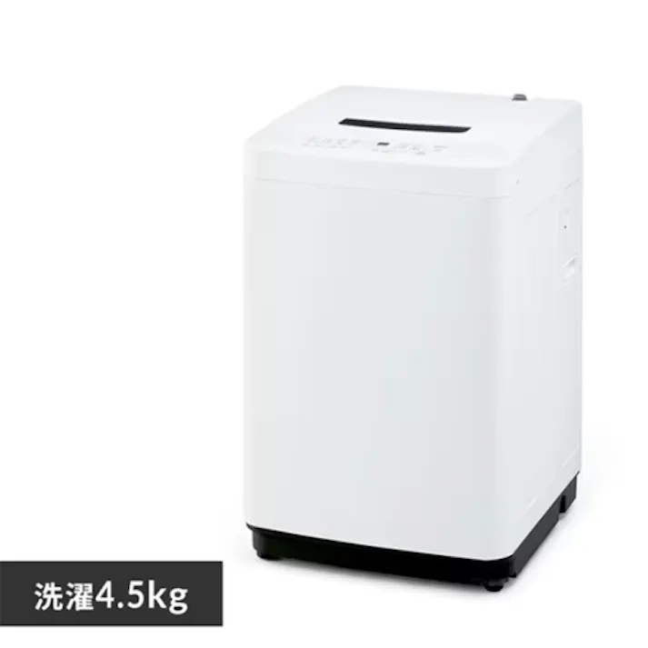 アイリスオーヤマ(IRIS OHYAMA) 全自動洗濯機 4.5kg/540x535x835mm EA763Y-71 4550061412848【別送品】