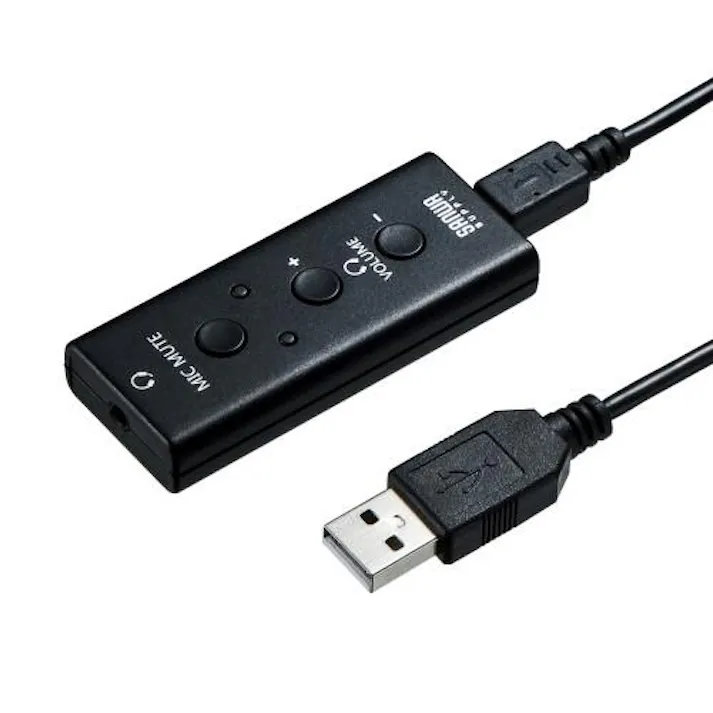USB変換アダプター(TypeAφ3.5mm4極ミニジャック) EA764AC-131A 4518340021891 (CDC)【別送品】