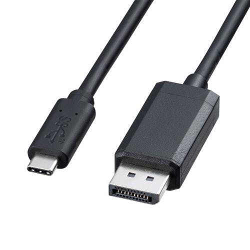 サンワサプライ TypeC-DisplayPort変換ケーブル 1.0m EA764AC-95A 4518340279254【別送品】