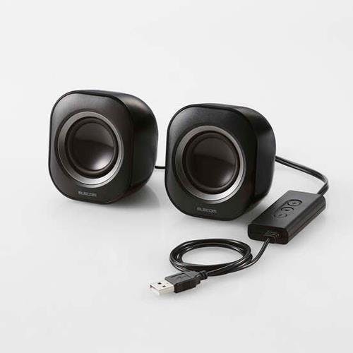 エレコム スピーカー(ブラック) 72x74x82mm EA764AS-11C 4518340411388【別送品】