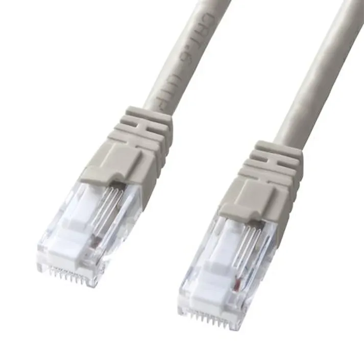 サンワサプライ LANケーブル(CAT6/つめ折れ防止/ライトグレー) 2m EA764BB-243A 4550061896341【別送品】