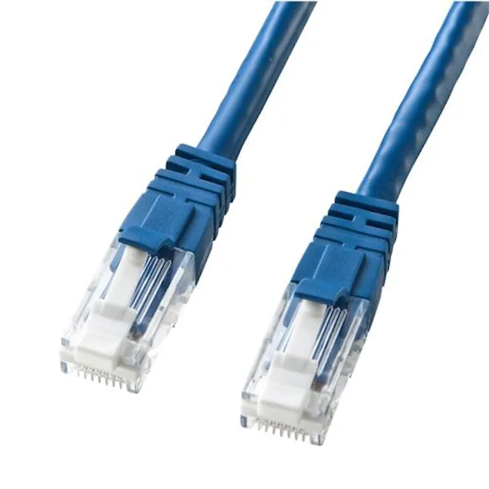 1 m LANケーブル(CAT6/つめ折れ防止/ブルー) EA764BB-262A 4550061896440 (CDC)【別送品】