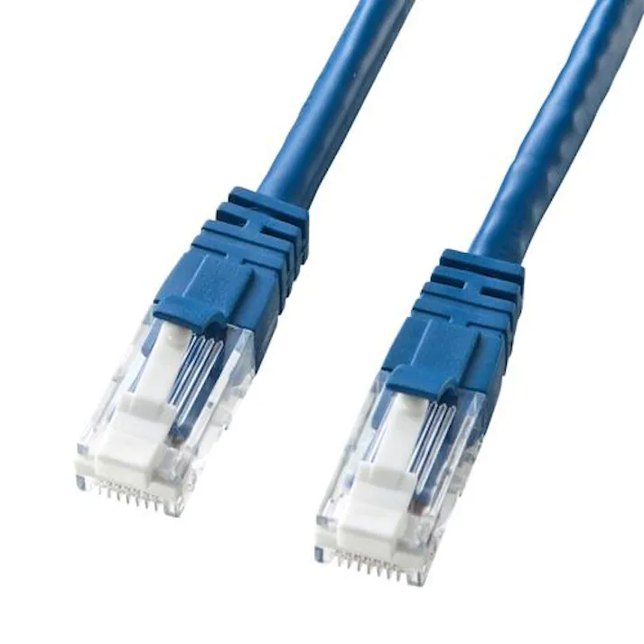 90m LANケーブル(CAT6/つめ折れ防止/ブルー) EA764BB-276A 4550061896501 (CDC)【別送品】
