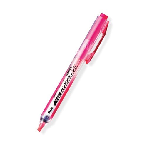 ノック式蛍光ペン(5本) [ピンク] EA765MH-401 4518340419490【別送品】