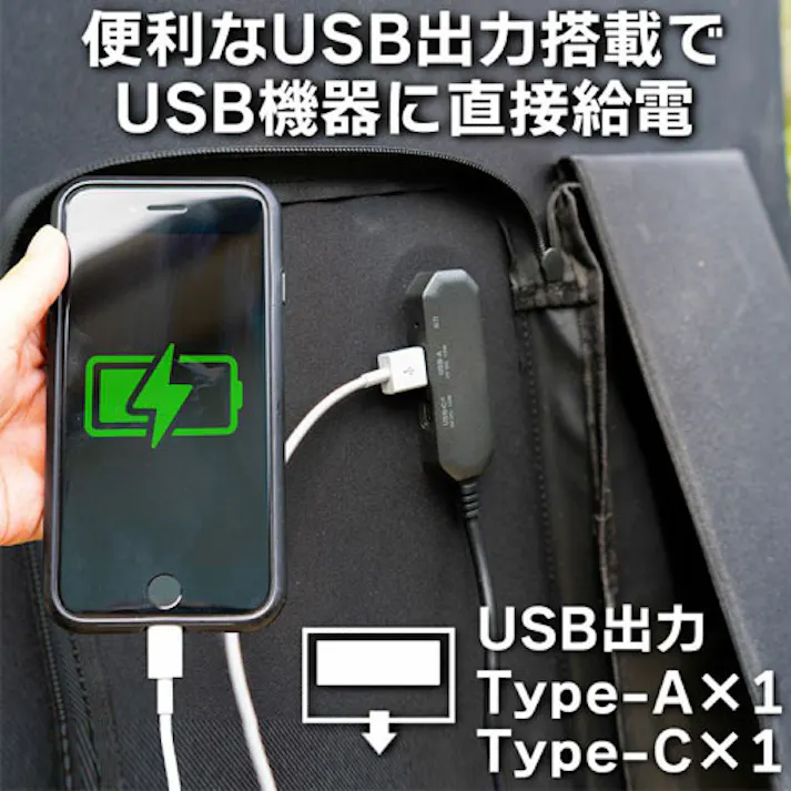 JVCケンウッド ポータブルソーラーパネル(EA812HG-11B~15B用) 68W EA812HG-19B 4518340343429【別送品】
