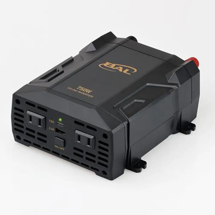 大橋産業(BAL) インバーター DC12V→AC100V/DC5V・750W EA812JC-6A 4518340400290【別送品】