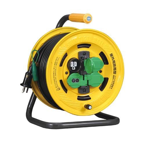 AC125V/15A/30m コードリール(防雨，漏電遮断器付 EA815BT-30 4550061939239 (CDC)【別送品】
