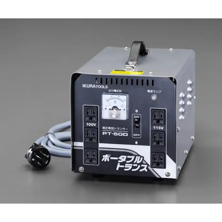 AC200V→AC100V,115V/5kvA 降圧トランス EA815ZF-3 4548745898927 (CDC)【別送品】