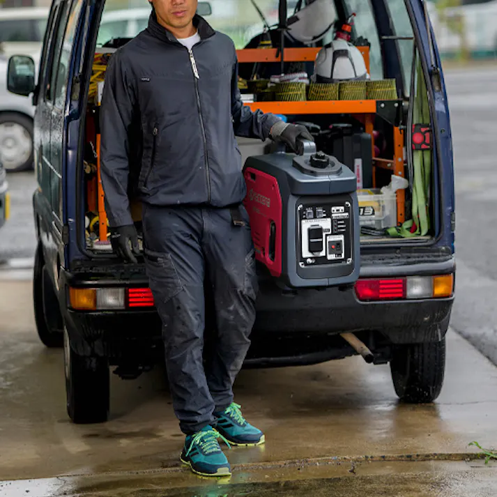 AC100V/1.8kw(DC12V/5A) 発電機(インバーター式) EA860H-1B 4518340240858 (CDC)【別送品】