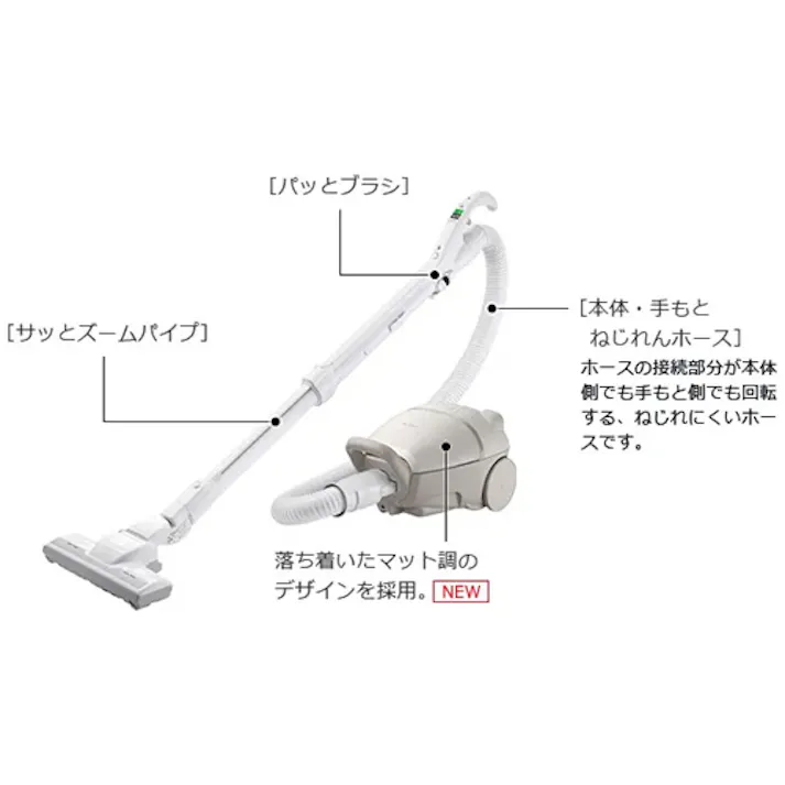 掃除機(紙パック式) AC100V/1180W EA899AH-36H 4518340443280【別送品】