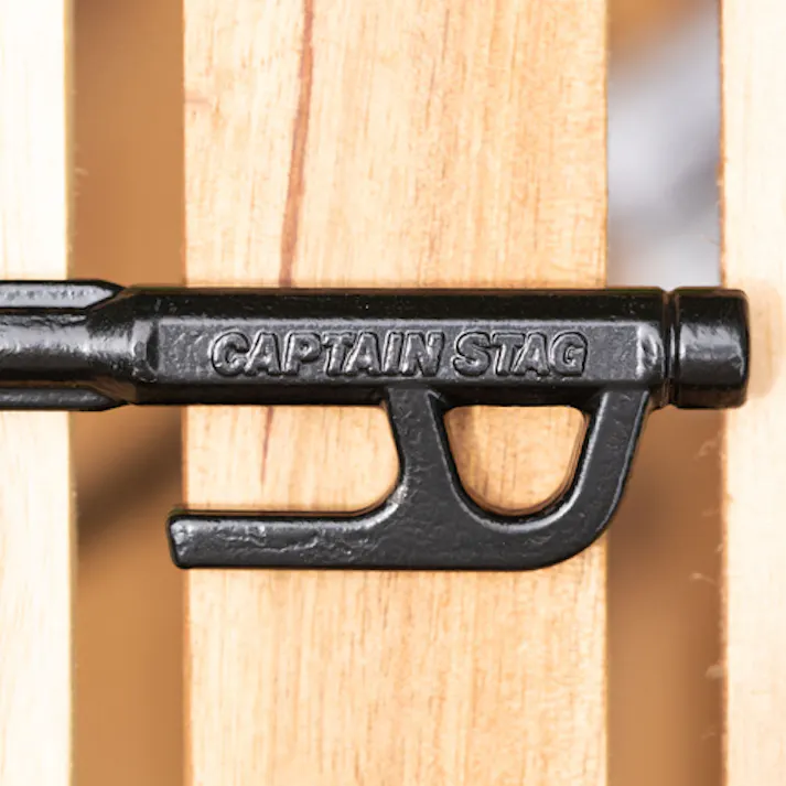 キャプテンスタッグ ペグ(鍛造スチール製/10本) φ10x400mm EA915DL-73 4518340399747【別送品】