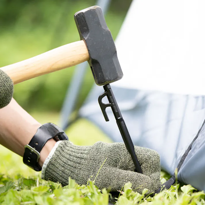 キャプテンスタッグ ペグ(鍛造スチール製/10本) φ10x400mm EA915DL-73 4518340399747【別送品】