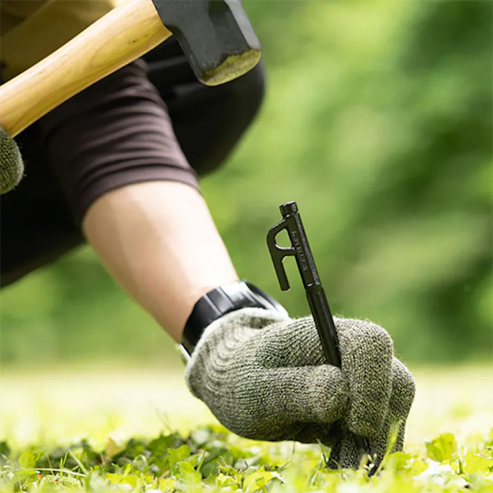 キャプテンスタッグ ペグ(鍛造スチール製/10本) φ10x400mm EA915DL-73 4518340399747【別送品】