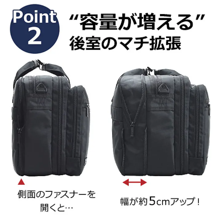 450×140×310mm ビジネスバッグ EA927BH-50B 4518340293670 (CDC)【別送品】