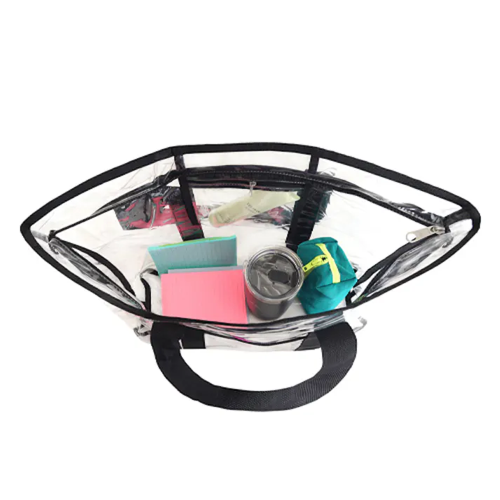 381×127×419mm/19L トートバッグ(クリアー) EA927CH-58 4518340385818 (CDC)【別送品】