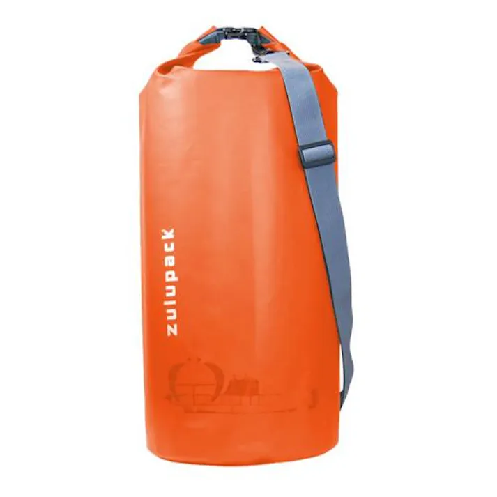 φ250×400mm/25L ロールトップバッグ(防水/オレンジ) EA927GA-1A 4550061901809 (CDC)【別送品】