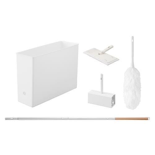 アイリスオーヤマ(IRIS OHYAMA) 掃除用具セット(ホワイト) [5点組] EA928AB-101 4550061413685【別送品】