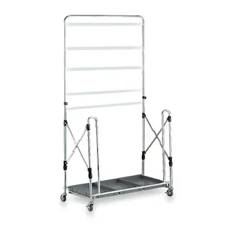 テラモト モップ収納ラック 1000x540x1855mm EA928AB-812 4518340186002【別送品】