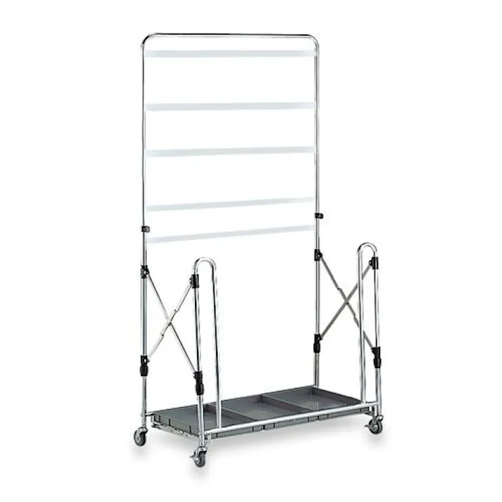 1000×540×1855mm モップ収納ラック EA928AB-812 4518340186002 (CDC)【別送品】