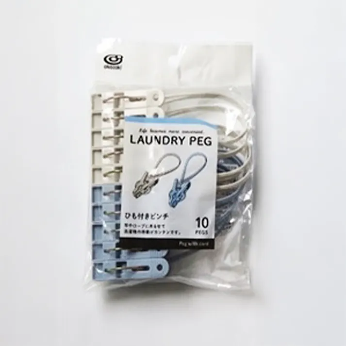 洗濯ピンチ(10個/紐付き) EA928CD-23A 4518340427266【別送品】