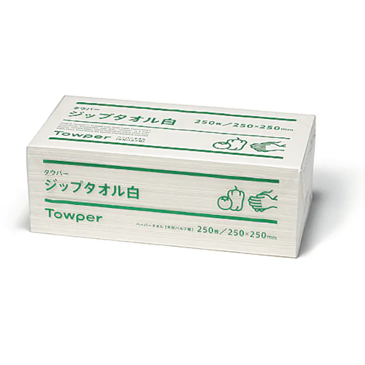 ハンドタオル(250枚/12パック) 250x250mm EA929AZ-31B 4518340376434【別送品】